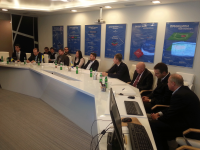 At a meeting with representatives of the company Astrium Geo-Information Services at the Ministry of Ecology and Natural Resources of Ukraine